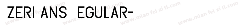 AzeriSans Regular字体转换